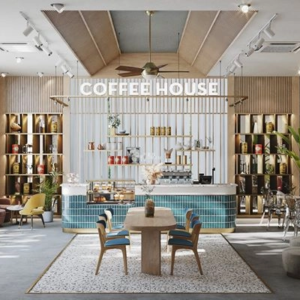 1321.Coffee-House-Scene-Sketchup-File-free-download-by-Le-Cuong-1