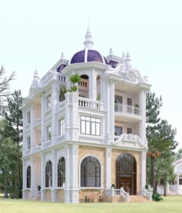 1725.Exterior-Villa-Scene-Sketchup-File-free-download-by-LinhPhan-1