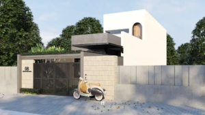 2249.Exterior-House-Scene-Sketchup-File-free-download-by-CaDui-2