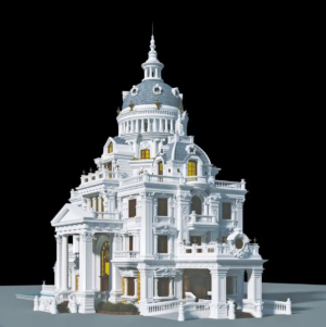 2398.Exterior-Classical-Villa-Scene-Sketchup-File-free-download-by-NguyenQuocThai-1