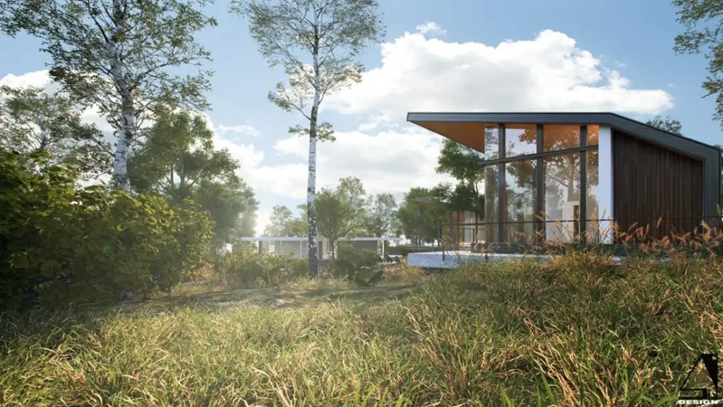 2565.Exterior-House-Woods-Scene-Sketchup-File-free-download-1-scaled