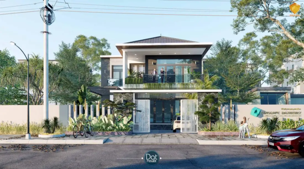3539.Exterior-Villa-Scene-Sketchup-File-free-download-by-DatHouzz-1-scaled