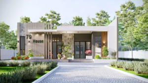 3812.Exterior-House-Scene-Sketchup-File-free-by-Quoc-Viet-1-scaled