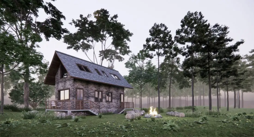 4206.Exterior-Bungalow-Scene-Sketchup-File-free-download-by-Bui-Dinh-Thi-scaled