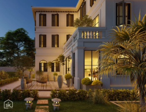 4742.Exterior-Villa-Scene-Sketchup-File-free-download-by-Phan-Khoi-1