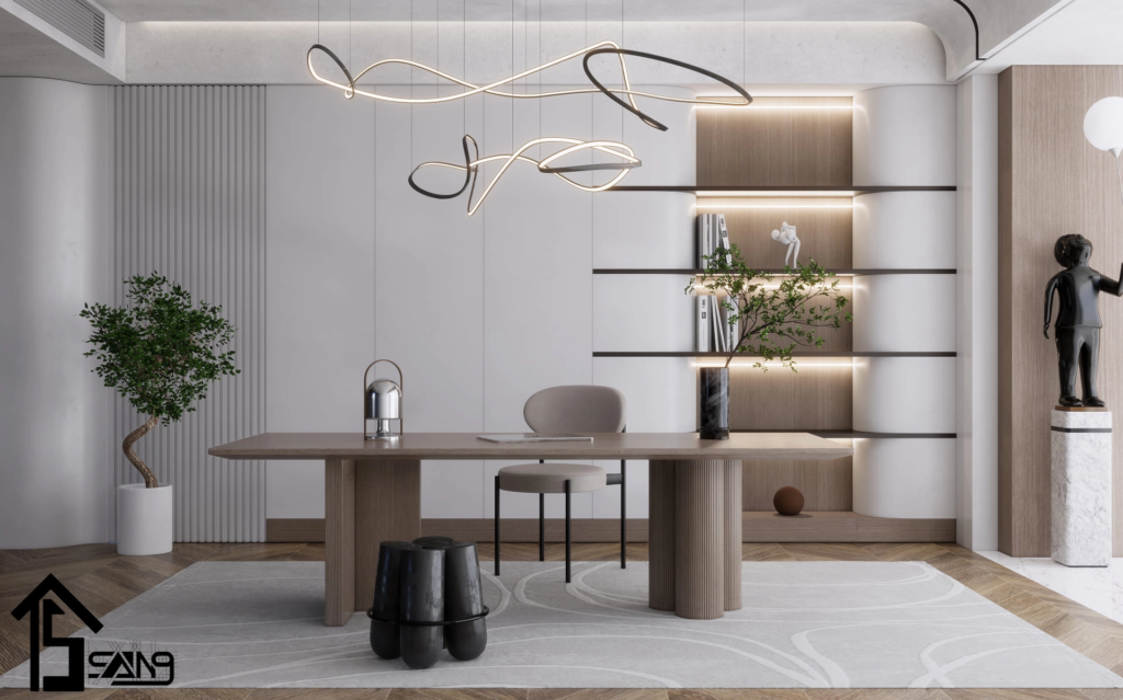 5196.-Work-Office-Table-Sketchup-File-free-download