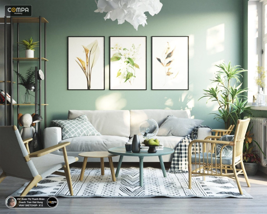 5301.-Living-Room-Kitchen-Interior-Sketchup-File-free-download-by-Doan-Thi-Thanh-Nhan-1