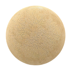 yellow_dry_cracked_dirt_render